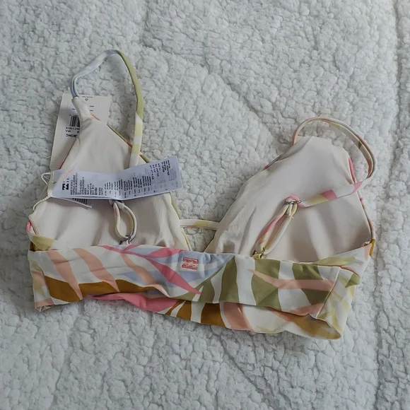 Billabong Tropic Jungle V-Neck Cami Bikini Top - Picture 3 of 13
